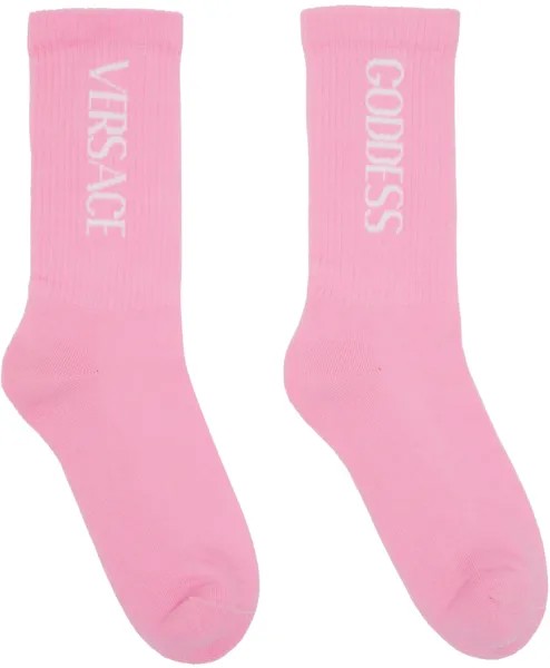 Розовые носки богини Versace