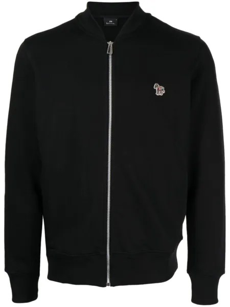 PS Paul Smith бомбер Big Pony на молнии, черный