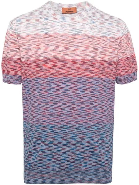Missoni футболка с узором, красный