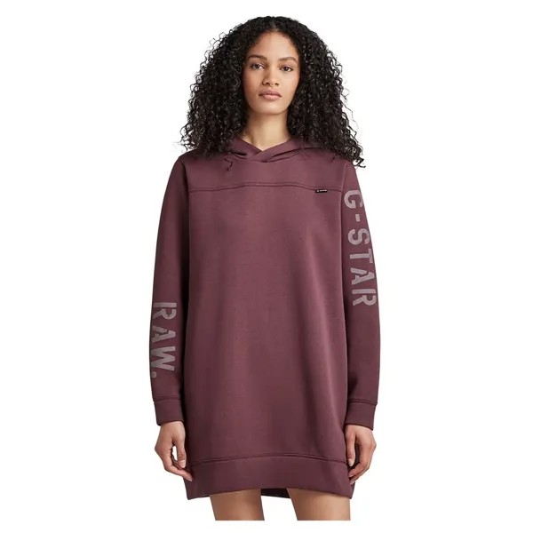 Платье с длинным рукавом G-Star Multi Gr Loose, красный
