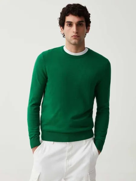 Пуловер с круглым вырезом Ovs, цвет emerald green