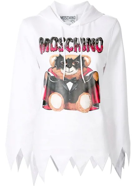 Moschino худи Teddy Bear с вырезами