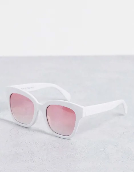 Солнцезащитные очки с квадратными линзами AJ Morgan Resplendid-Белый