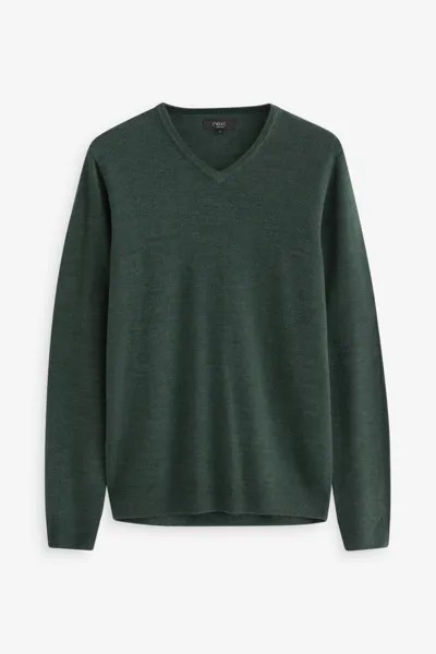 Мягкий вязаный свитер Next, зеленый
