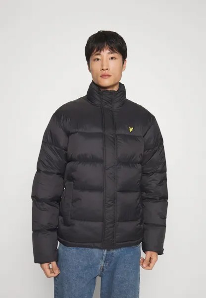 Зимняя куртка КУРТКА WADDED PUFFER Lyle & Scott, угольно-черный
