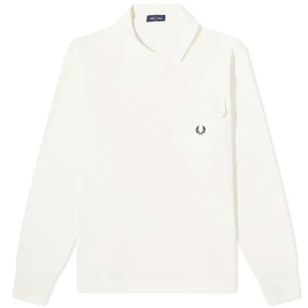 Свитшот с карманами Fred Perry Loopback, экрю