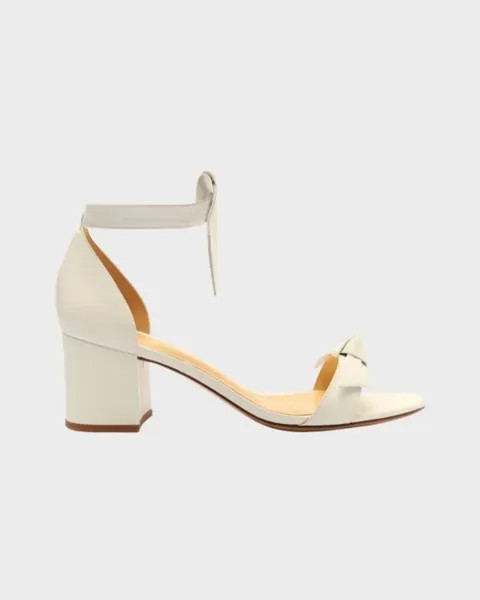Кожаные городские сандалии Clarita 60 мм Alexandre Birman, цвет White