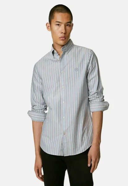 Рубашка EASY IRON STRIPED OXFORD Marks & Spencer, цвет navy mix