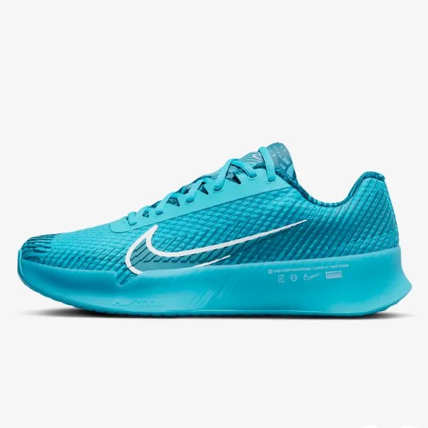 Теннисные кроссовки Nike Court Air Zoom Vapor 11, темно-бирюзовый (DR6966-300)