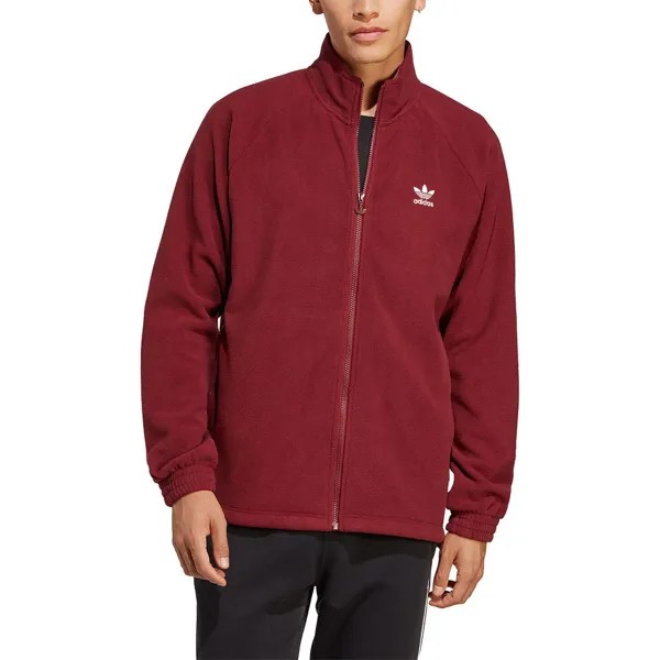 Куртка adidas Originals Adicolor Classics Trefoil Teddy Fleece, красный