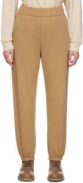 Светло-коричневые спортивные штаны Sasia Max Mara Leisure