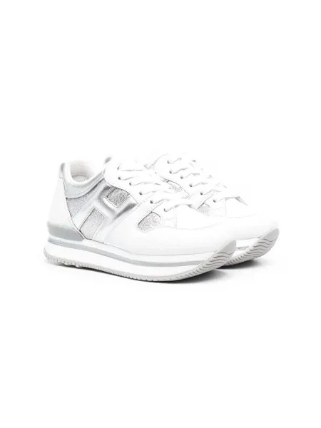 Hogan Kids кроссовки с тисненым логотипом