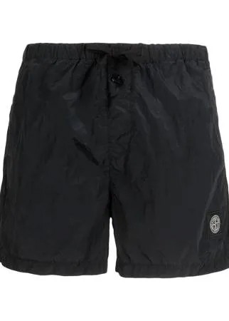 Stone Island плавки с нашивкой-логотипом
