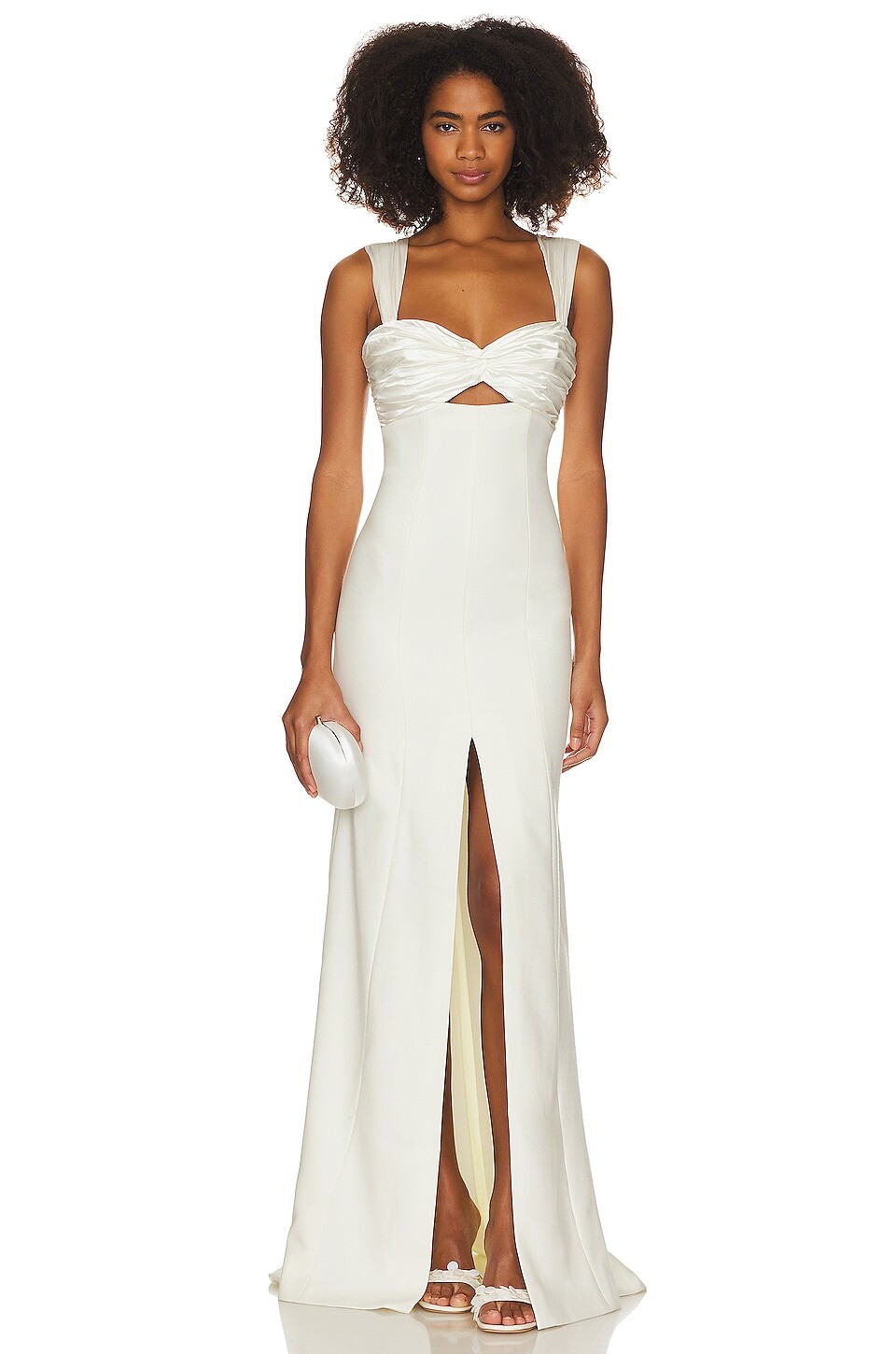 Платье Cinq a Sept Jillie Gown, слоновая кость