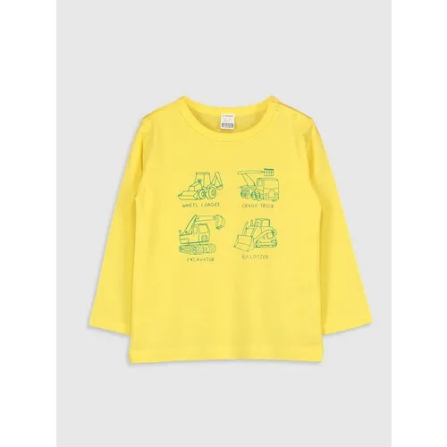 Лонгслив LC Waikiki, размер 9-12 месяцев, yellow
