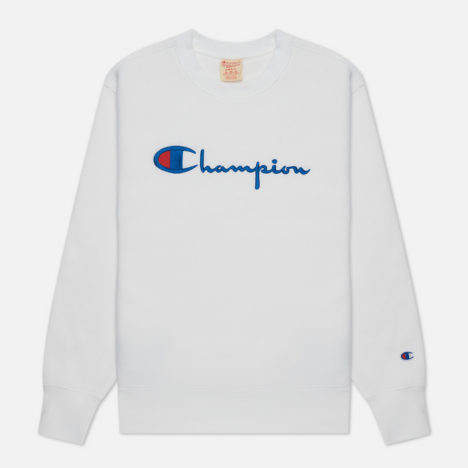 Свитшот женский Champion Reverse Weave 114612-WW001 белый S
