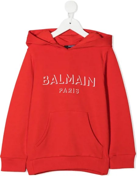 Balmain Kids худи с логотипом