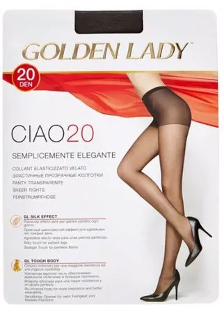 Колготки Golden Lady Ciao 20 den, размер 4-L, fumo (серый)