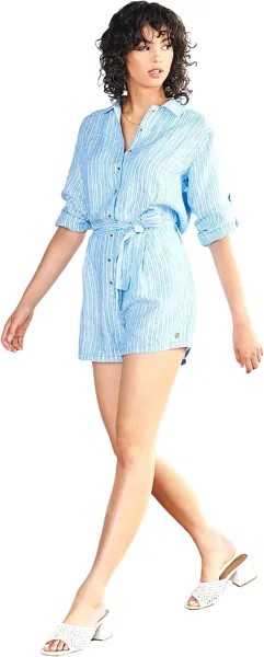 Комбинезон Hatley Giselle Romper - French Blue Stripes, цвет French Blue Stripes