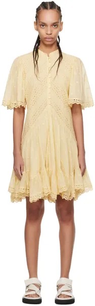 Желтое мини-платье Slayaye Isabel Marant Etoile
