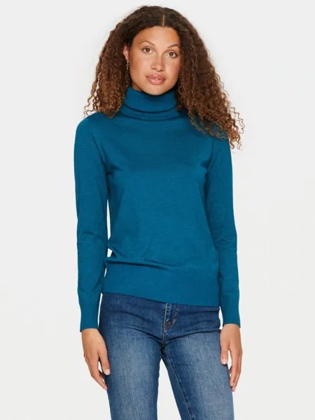 Джемпер-пуловер Mila с высоким воротником Saint Tropez, пруд меланж