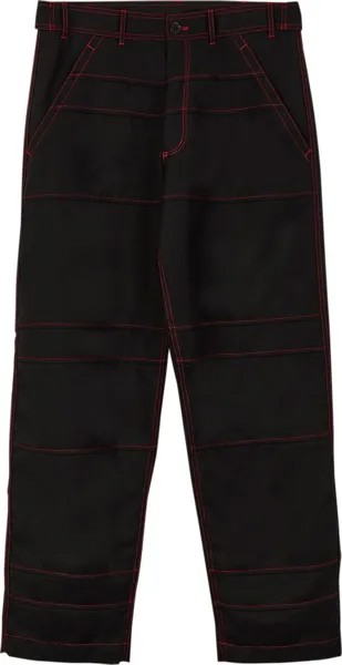 Рубашка Comme des Garçons SHIRT Stitched Pants 'Black', черный