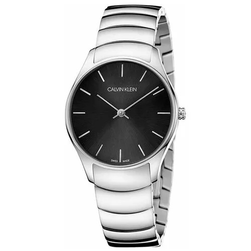Наручные часы CALVIN KLEIN Classic, черный, серебряный