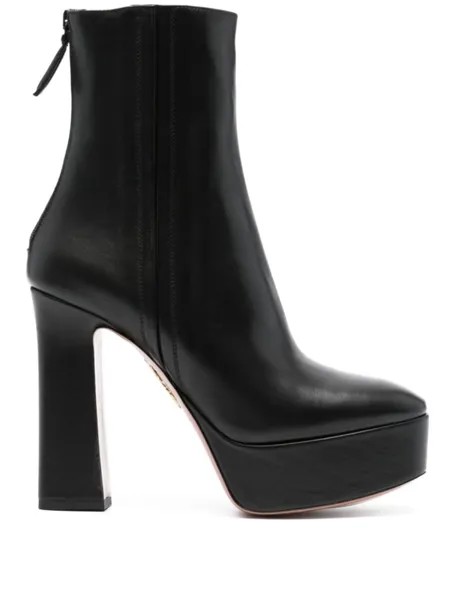 Aquazzura ботильоны на платформе, черный