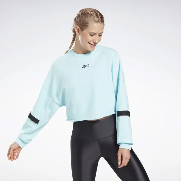 Свитшот женский Reebok GI8310 голубой XS