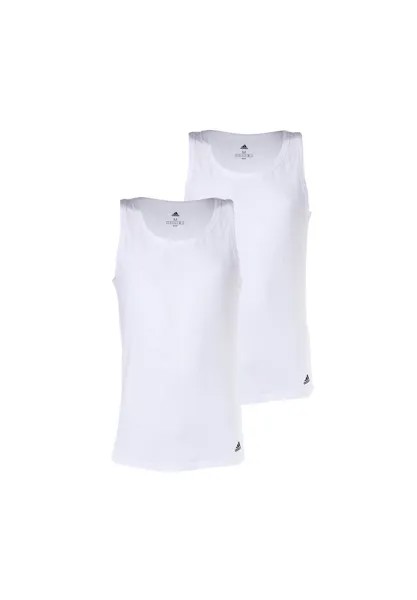 Мужская майка, 2 шт. - Active Flex Cotton, майка, без рукавов, однотонная adidas