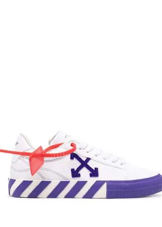 Off-White кеды из канваса на вулканизированной подошве