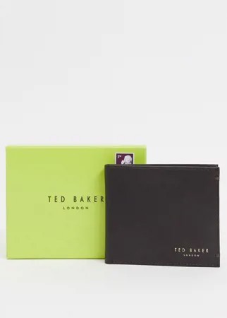 Кожаный бумажник коричневого цвета Ted Baker Antony-Коричневый цвет
