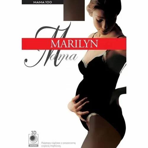 Колготки Marilyn, 100 den, размер 3-4, черный