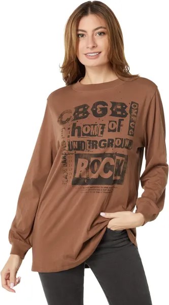 Топ Chaser Abbey Long Sleeve, цвет Cocoa
