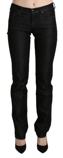 ERMANNO SCERVINO Джинсы Черные узкие джинсовые брюки со средней талией s. W28 Рекомендуемая розничная цена 650 долларов США