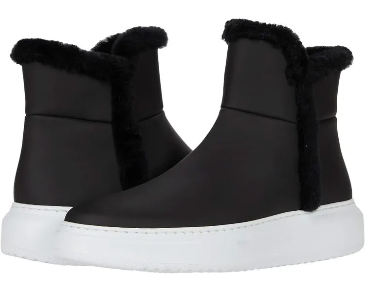 Кроссовки Aquatalia Larisa, цвет Black/Black Matte Leather/Shearling