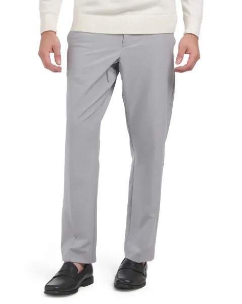 Брюки узкого кроя с перекрестной штриховкой Perry Ellis Portfolio, цвет Alloy