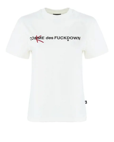Хлопковая футболка COMME des FUCKDOWN