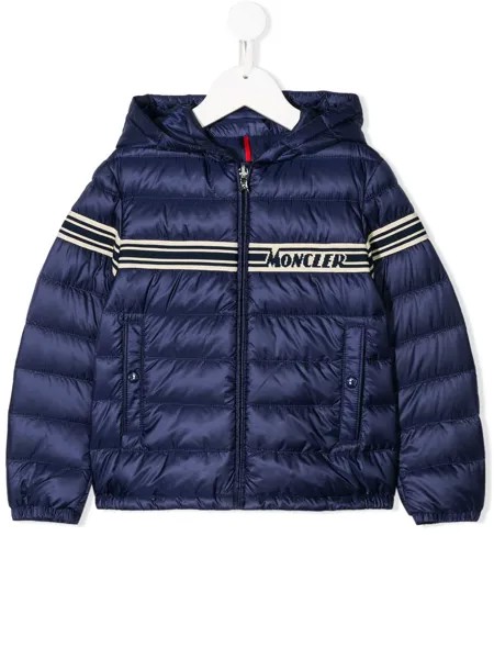 Moncler Enfant пуховик с логотипом