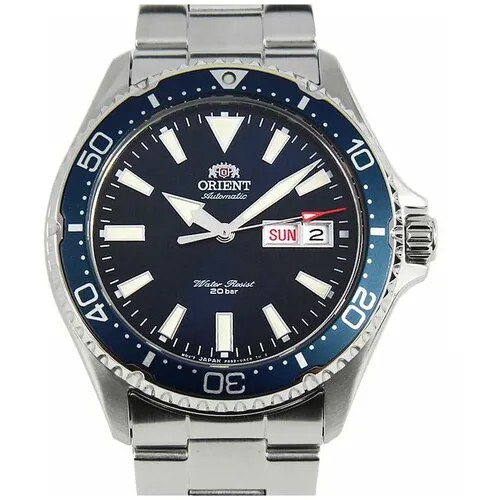 Наручные часы ORIENT Diving Sports, синий, серебряный