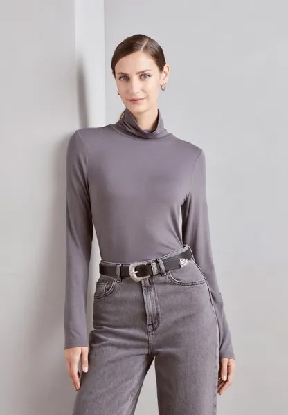 Футболка с длинным рукавом Pernilla Rollerneck Lindex, цвет dark grey