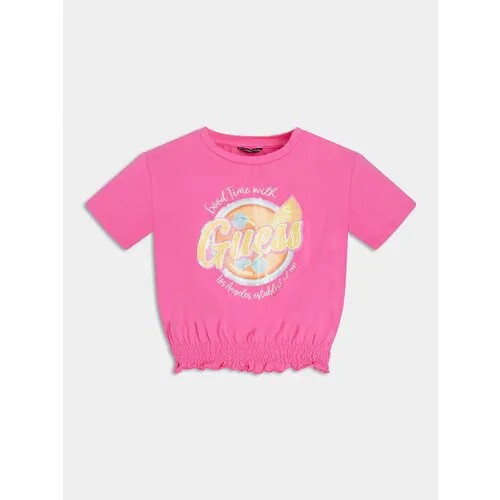 Футболка GUESS, размер 14, коралловый