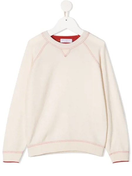 Brunello Cucinelli Kids толстовка с длинными рукавами