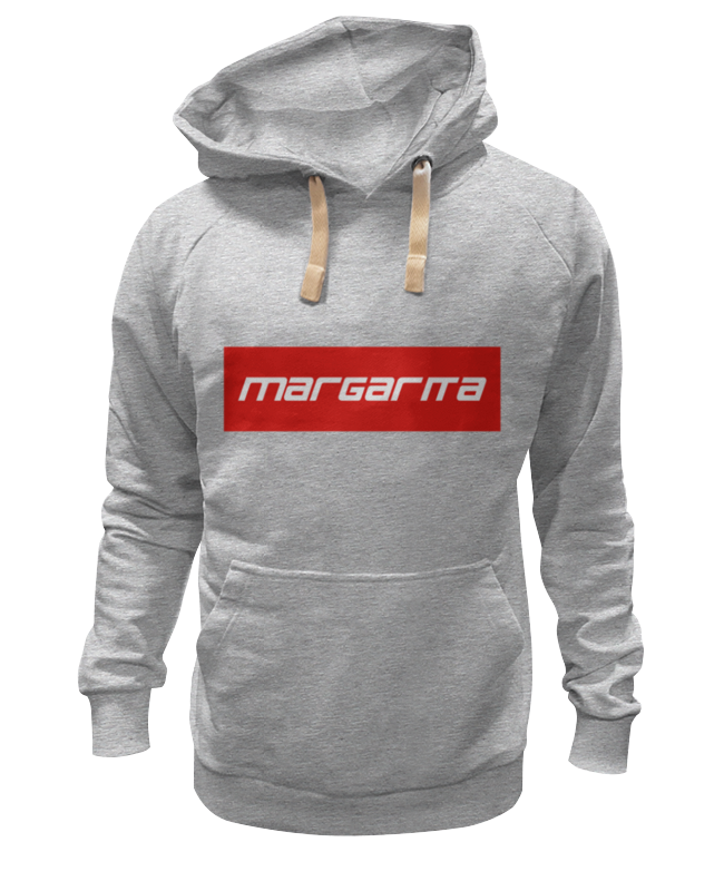 Худи Printio Margarita серое 2XL