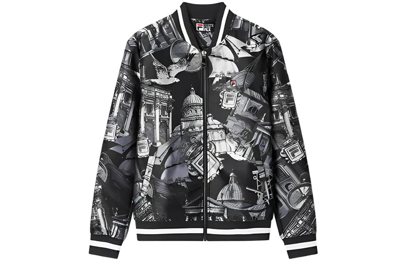 Мужская бейсбольная майка FILA, цвет Black