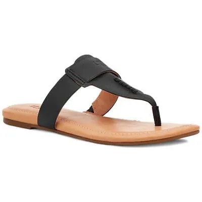 Женские угги Gaila Leather Thong Flats Slide Sandals Shoes BHFO 0842