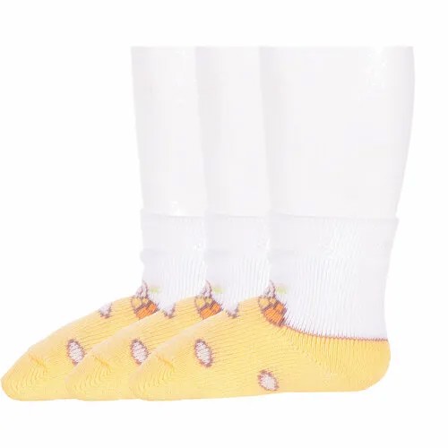 Носки Брестские 3 пары, размер 9-10, желтый