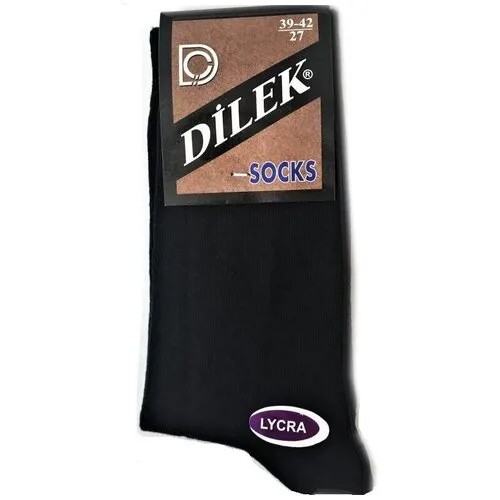 Носки DILEK Socks, 12 пар, размер 27 (39-42), черный