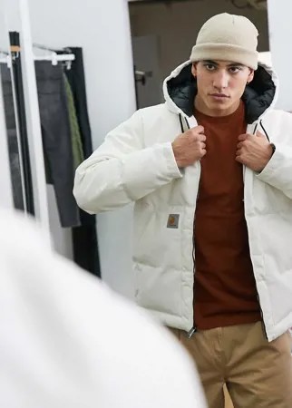 Белый пуховик Carhartt WIP Brooke