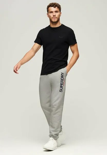 Спортивные брюки LOGO TAPERED JOGGERS Superdry, светло-серый
